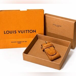 Louis Vuitton Vintage Natural Vachetta Leather Key Holder Case | Made in France